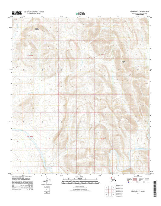 Point Hope B-2 NE Alaska US Topo Map Image