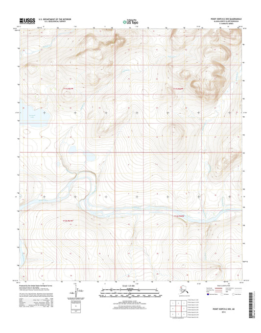 Point Hope B-2 NW Alaska US Topo Map Image
