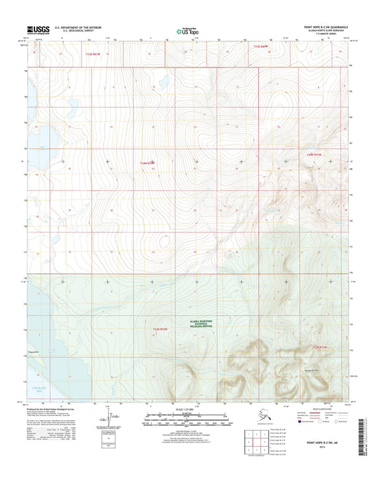 Point Hope B-2 SW Alaska US Topo Map Image