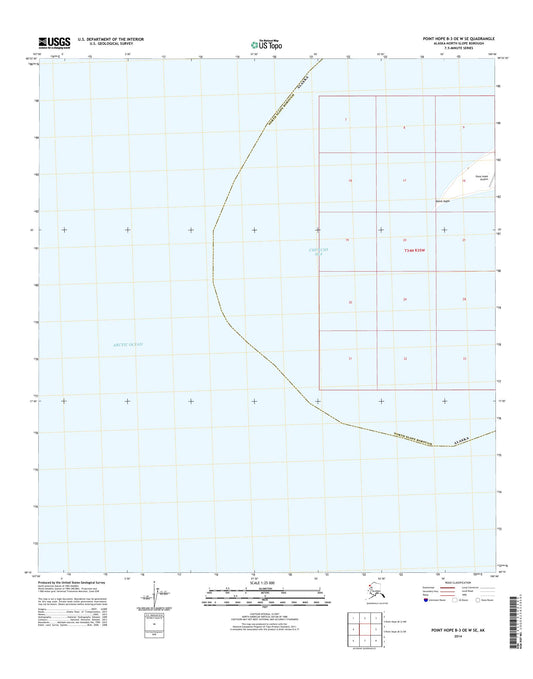 Point Hope B-3 OE W SE Alaska US Topo Map Image