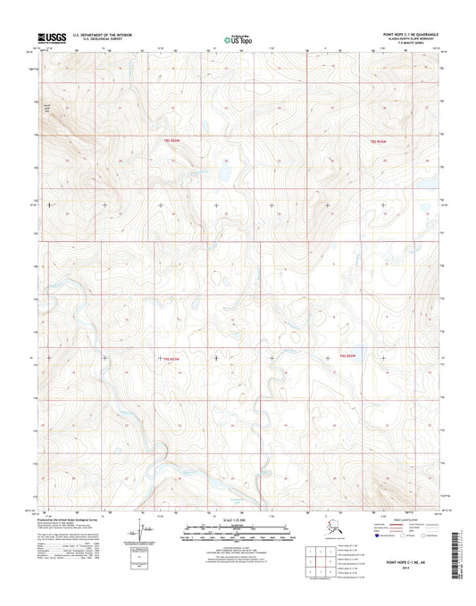 Point Hope C-1 NE Alaska US Topo Map Image