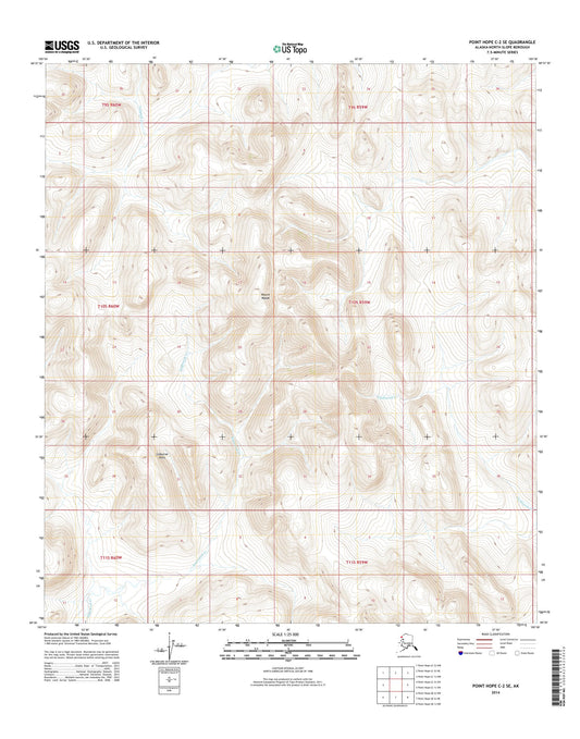Point Hope C-2 SE Alaska US Topo Map Image