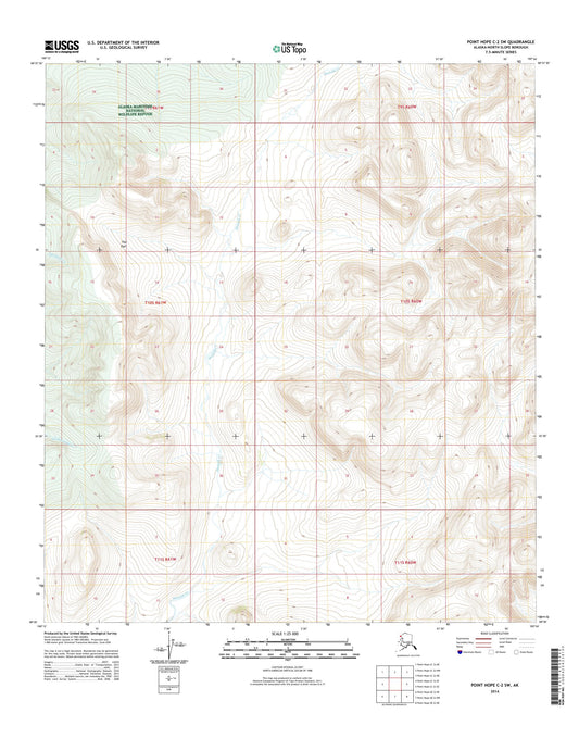 Point Hope C-2 SW Alaska US Topo Map Image