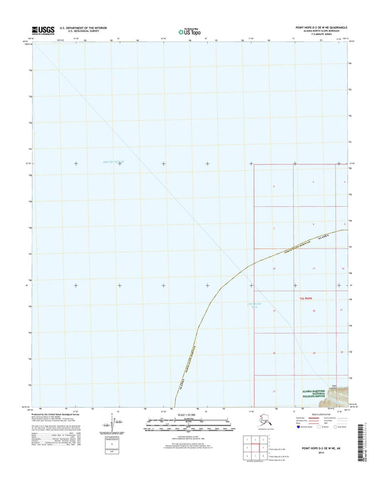 Point Hope D-2 OE W NE Alaska US Topo Map Image