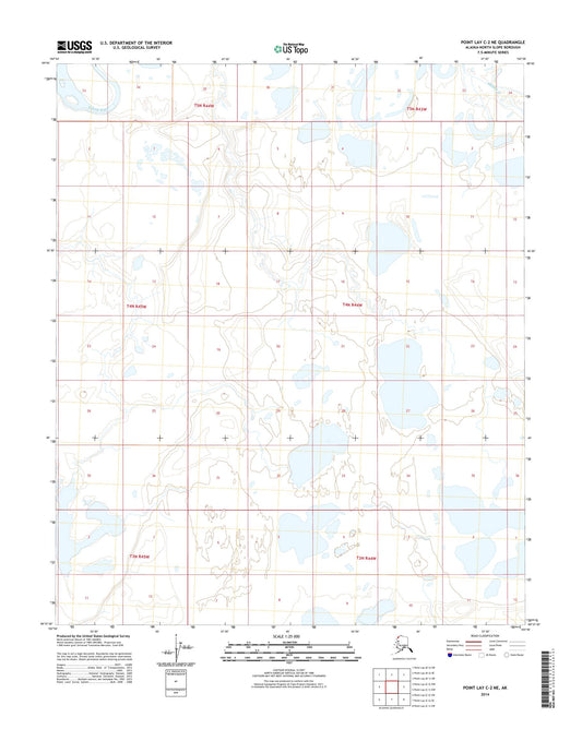 Point Lay C-2 NE Alaska US Topo Map Image