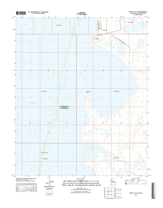 Point Lay C-2 NW Alaska US Topo Map Image
