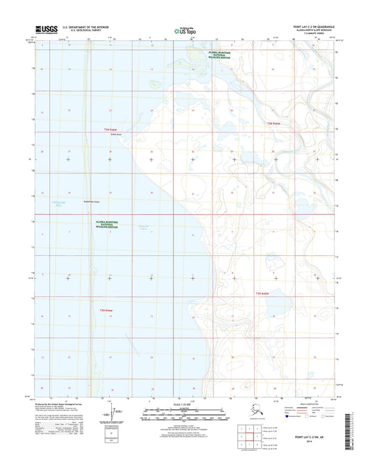 Point Lay C-2 SW Alaska US Topo Map Image