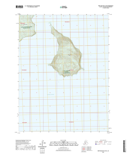 Port Moller A-5 SW Alaska US Topo Map Image