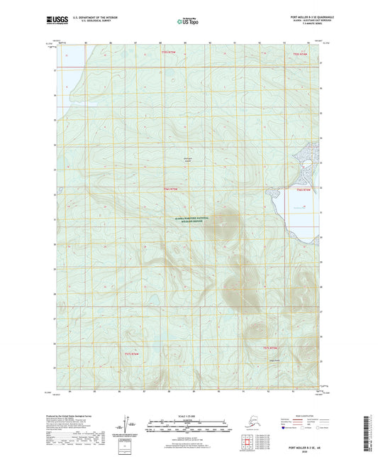 Port Moller B-3 SE Alaska US Topo Map Image