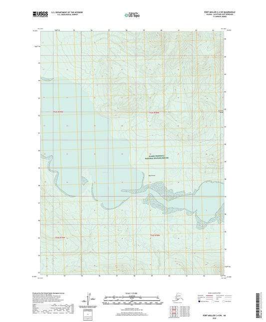 Port Moller C-4 SW Alaska US Topo Map Image