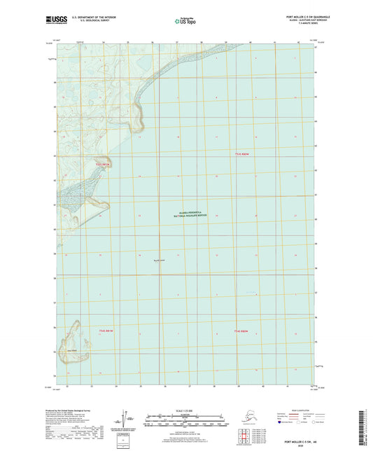 Port Moller C-5 SW Alaska US Topo Map Image