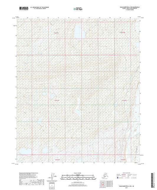Sagavanirktok A-4 NE Alaska US Topo Map Image
