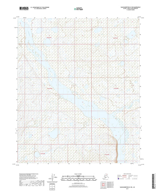 Sagavanirktok B-3 NE Alaska US Topo Map Image