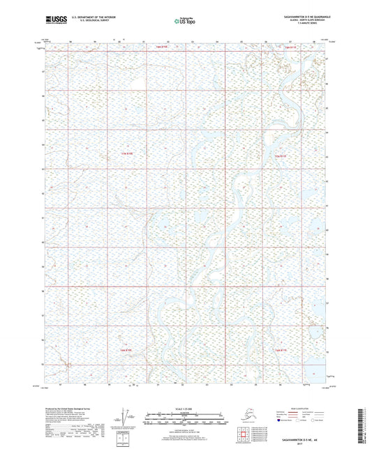Sagavanirktok D-5 NE Alaska US Topo Map Image