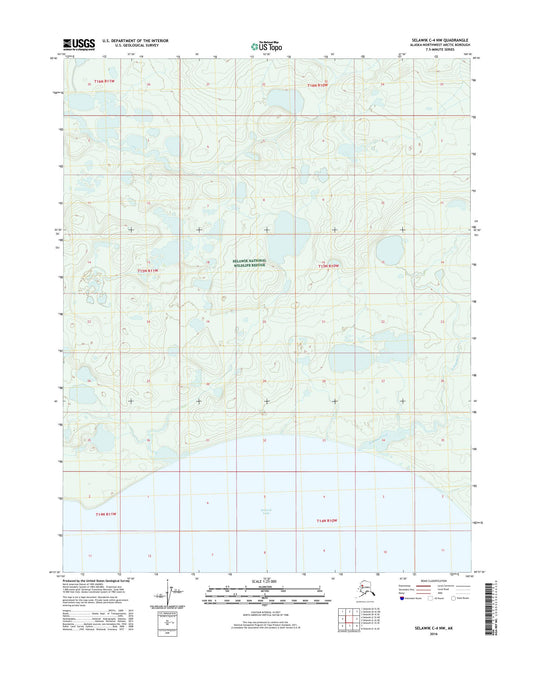 Selawik C-4 NW Alaska US Topo Map Image