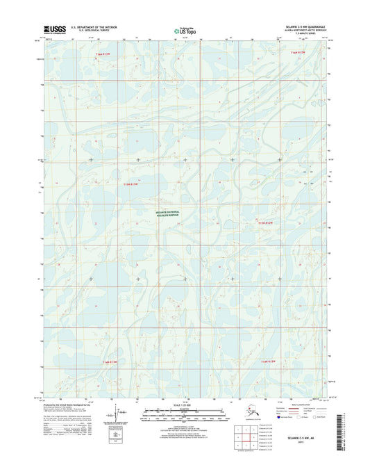 Selawik C-5 NW Alaska US Topo Map Image