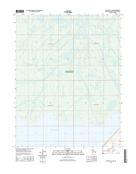 Selawik C-5 SW Alaska US Topo Map Image