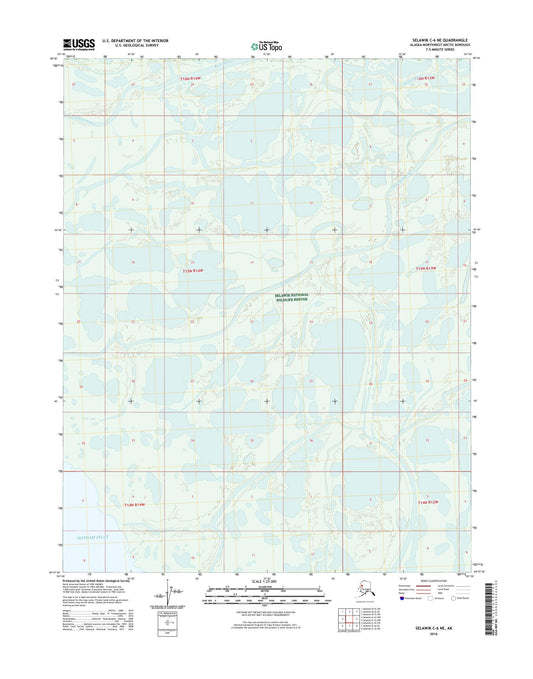 Selawik C-6 NE Alaska US Topo Map Image
