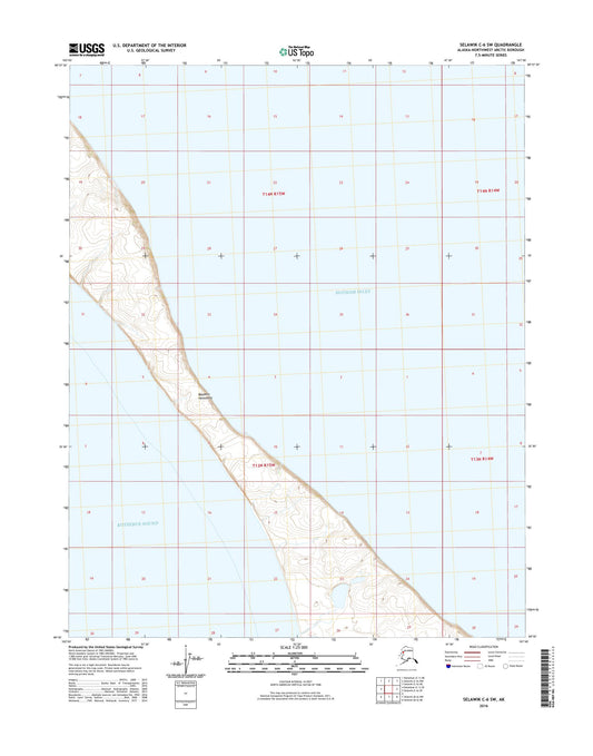 Selawik C-6 SW Alaska US Topo Map Image