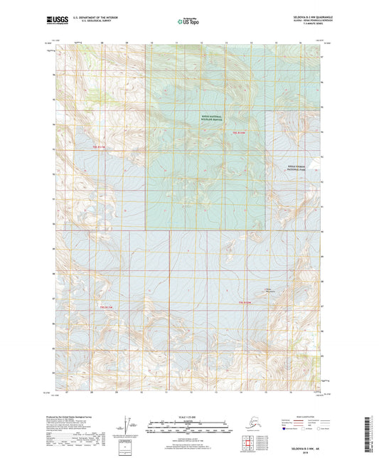 Seldovia B-3 NW Alaska US Topo Map Image