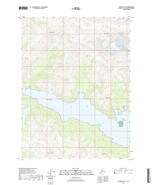 Seldovia B-4 SE Alaska US Topo Map Image