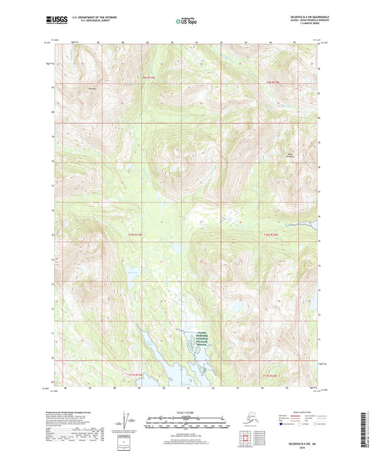 Seldovia B-4 SW Alaska US Topo Map Image