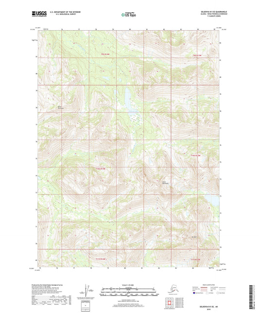 Seldovia B-5 SE Alaska US Topo Map Image