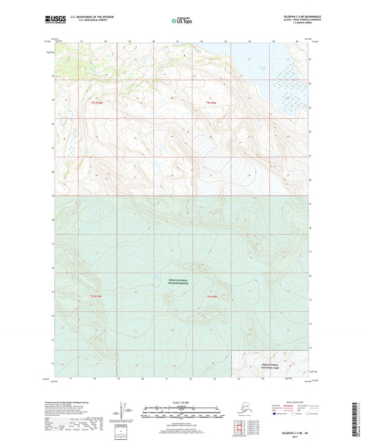 Seldovia C-3 NE Alaska US Topo Map Image