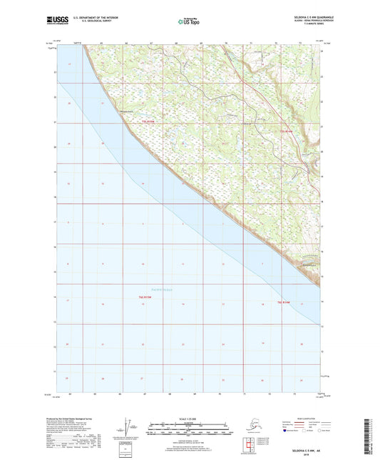 Seldovia C-5 NW Alaska US Topo Map Image