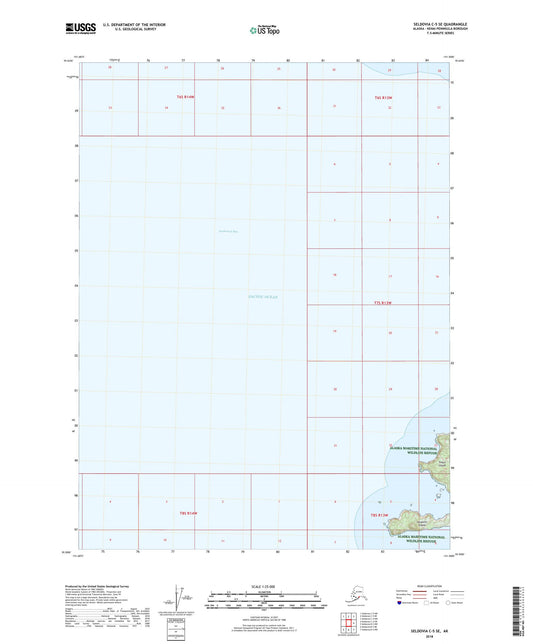 Seldovia C-5 SE Alaska US Topo Map Image