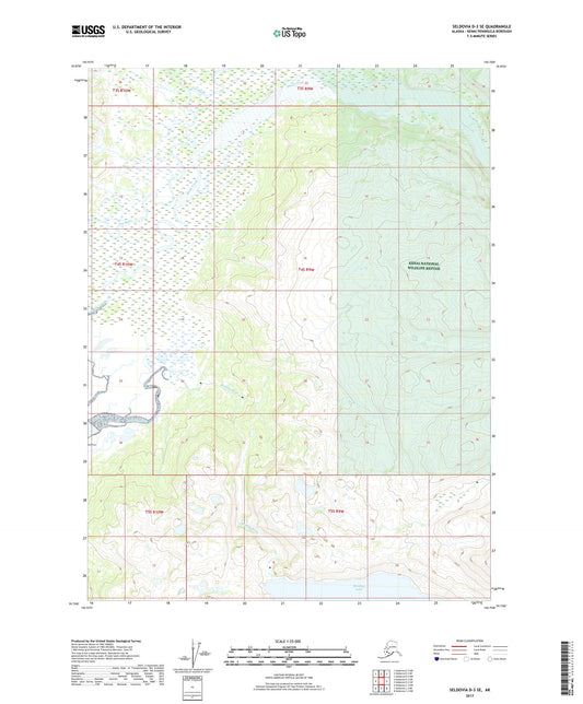 Seldovia D-3 SE Alaska US Topo Map Image