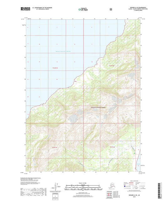 Seward A-2 SE Alaska US Topo Map Image