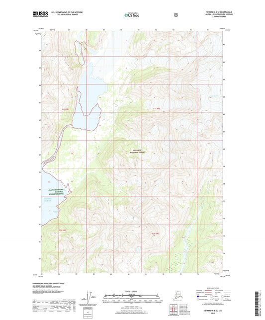 Seward A-6 SE Alaska US Topo Map Image