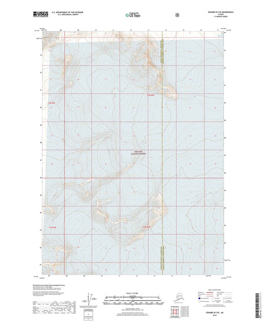 Seward B-5 SE Alaska US Topo Map Image