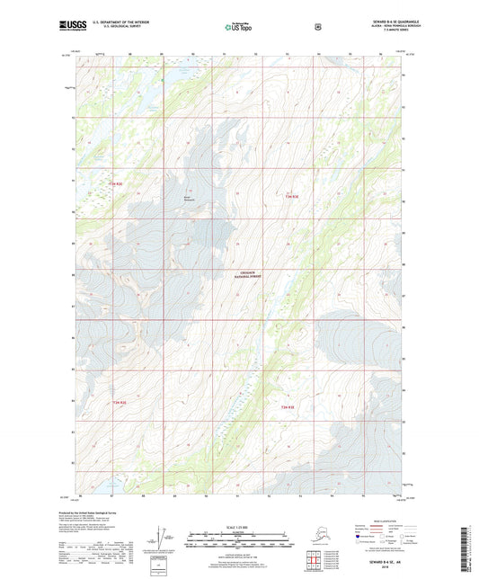 Seward B-6 SE Alaska US Topo Map Image