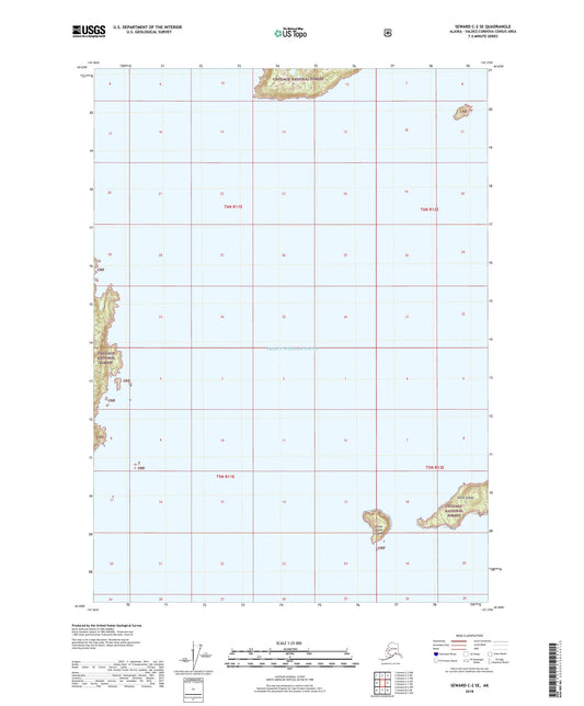 Seward C-2 SE Alaska US Topo Map Image