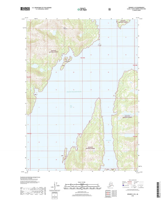 Seward C-4 SE Alaska US Topo Map Image