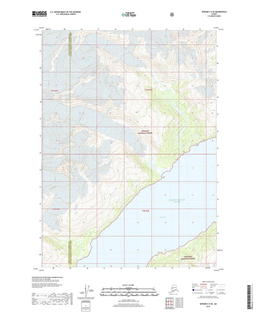 Seward C-5 SE Alaska US Topo Map Image