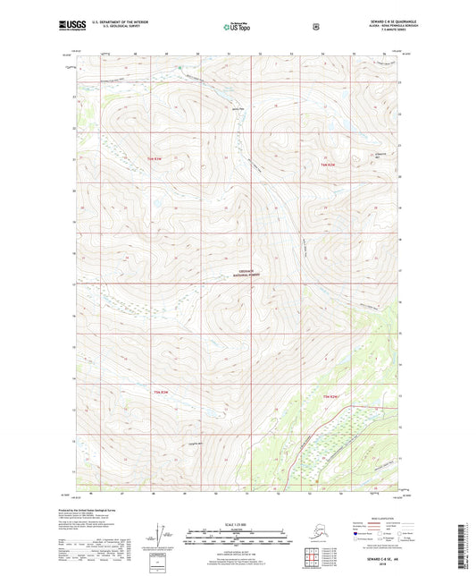 Seward C-8 SE Alaska US Topo Map Image