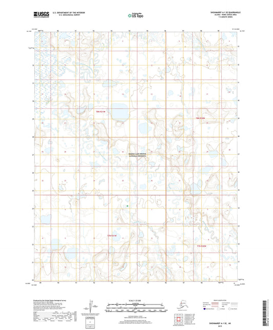 Shishmaref A-1 SE Alaska US Topo Map Image
