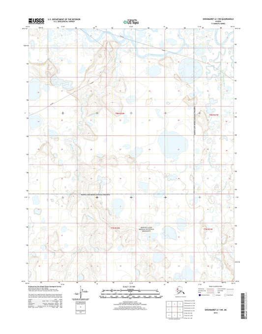 Shishmaref A-1 SW Alaska US Topo Map Image