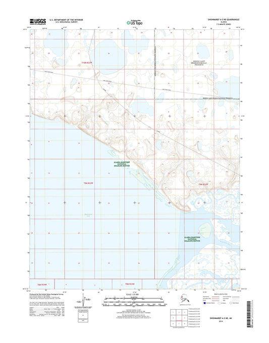 Shishmaref A-2 NE Alaska US Topo Map Image