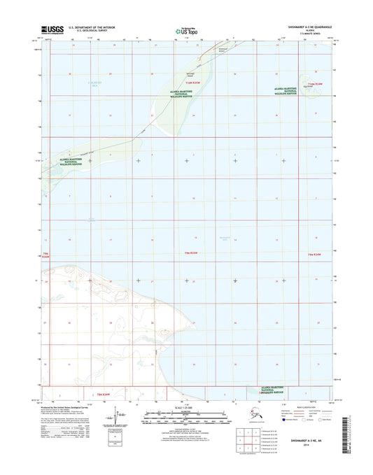 Shishmaref A-3 NE Alaska US Topo Map Image