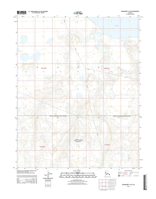 Shishmaref A-3 SE Alaska US Topo Map Image