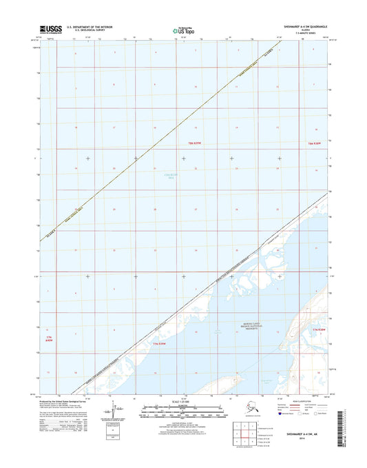 Shishmaref A-4 SW Alaska US Topo Map Image