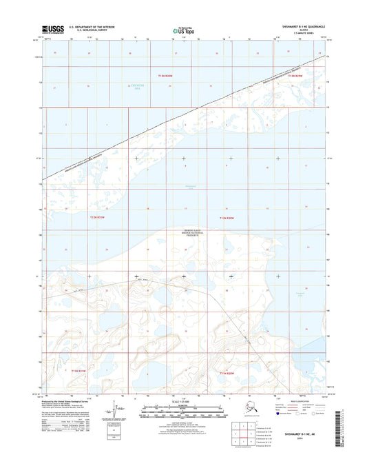 Shishmaref B-1 NE Alaska US Topo Map Image