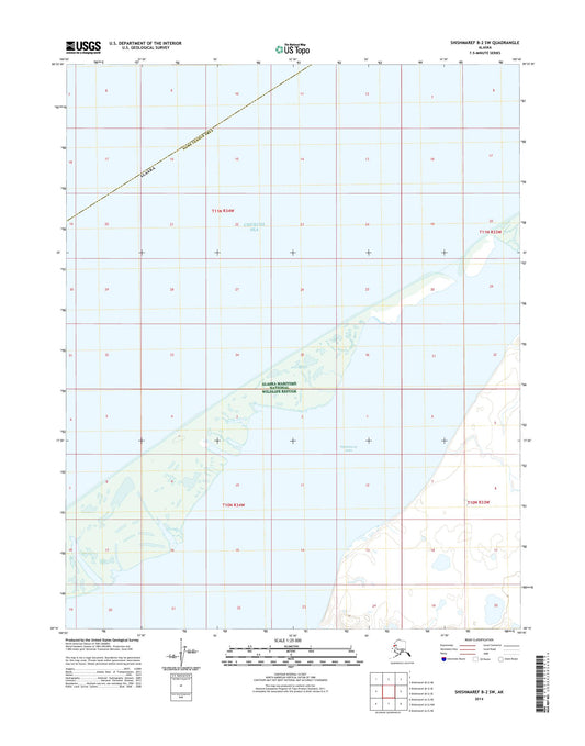 Shishmaref B-2 SW Alaska US Topo Map Image