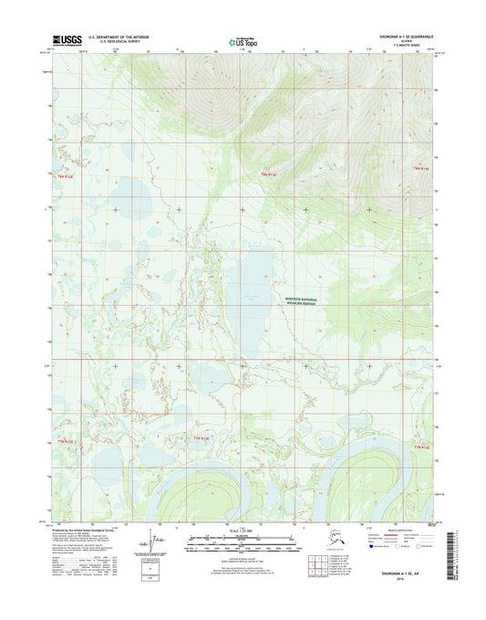Shungnak A-1 SE Alaska US Topo Map Image