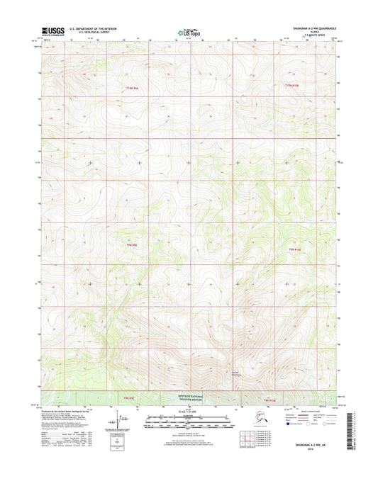 Shungnak A-2 NW Alaska US Topo Map Image