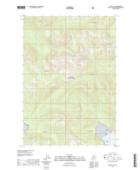 Sitka B-1 NW Alaska US Topo Map Image